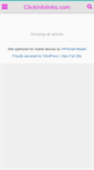 Mobile Screenshot of clickinfolinks.com